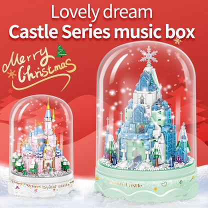 Colorful Castle Musical Jewelry Box