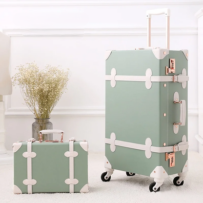 Vintage Style Hardside Luggage Set Valencia