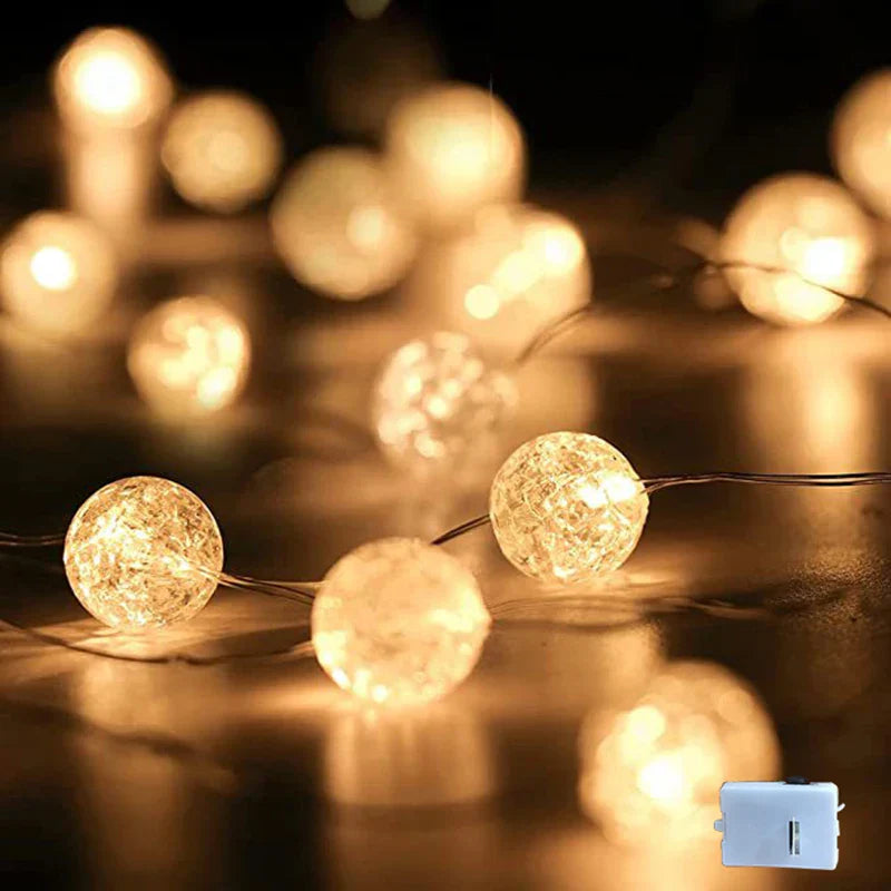 Soft Glow LED Fairy Lights Battery Powered 3 Modes