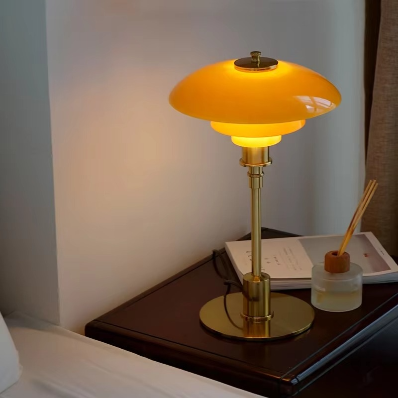 Vintage Style Glass Desk Lamp