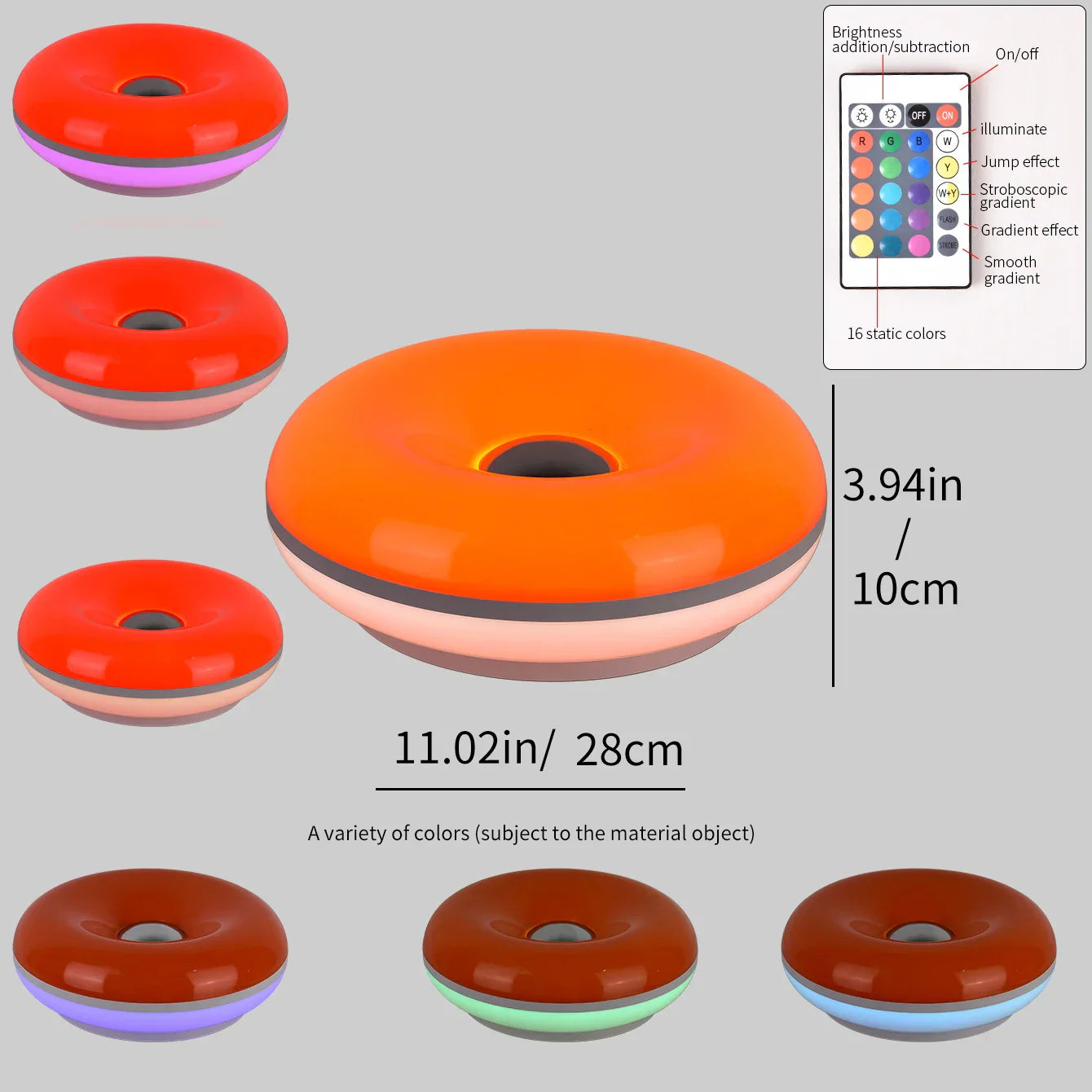 Modern USB Touch Table Lamp with Color Changing LED