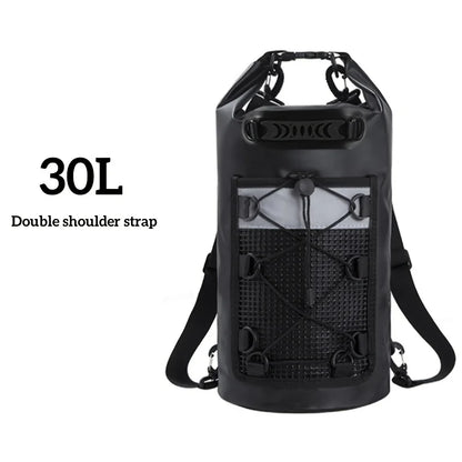 Waterproof Dry Sack Bag 10/20/30L Roll Top Backpack
