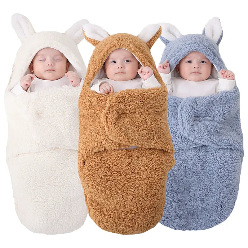 Cute Bunny Baby Sleep Sack Swaddle Wrap