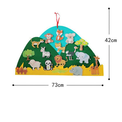 Interactive Kids Felt Learning Board