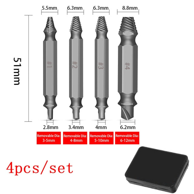 Easy Out Damaged Screw Extractor Tool