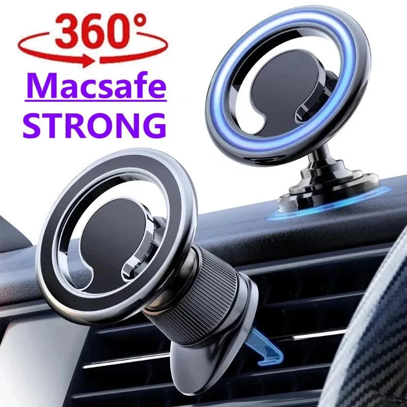 Easy Mount Magnetic Car Phone Holder 360° Rotation