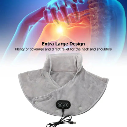 Cozy Heated Massage Cushion for Neck and Shoulders