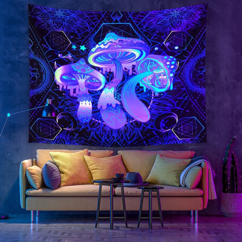 Vibrant Colorful Wall Hanging Tapestry