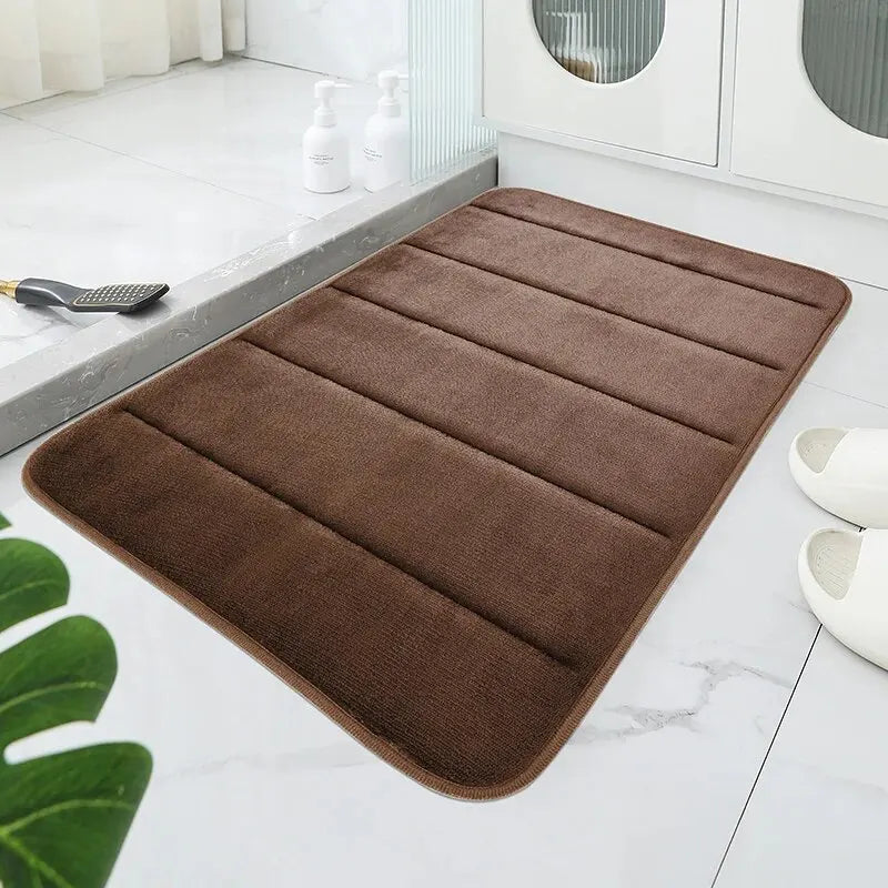Soft Coral Anti-Slip Bathroom Mat