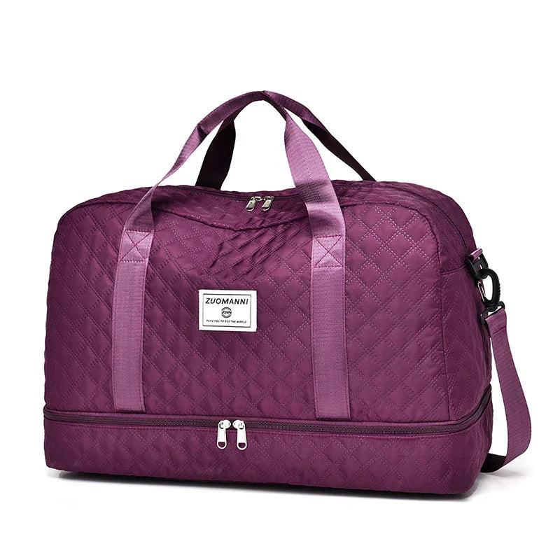 Portable Travel Duffel Bag with Separate Shoe Pocket - Befez