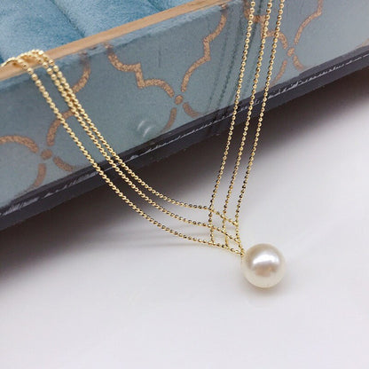 Chic Vintage Pearl Drop Necklace