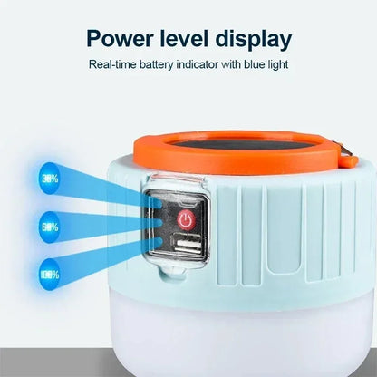Portable Outdoor Solar Powered Camp Light