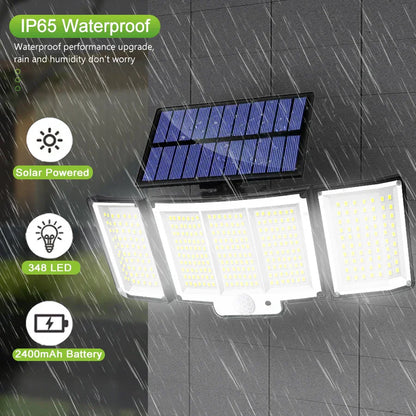 Outdoor Solar Motion Sensor Wall Lamp
