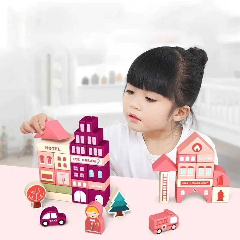 Befez | Kids Building Blocks Set with Storage Bucket