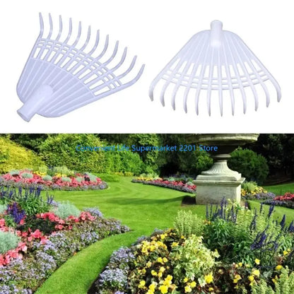 Compact Garden Leaf Rake with 12 Tines - Befez