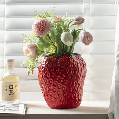Pretty Pink Flower Vase