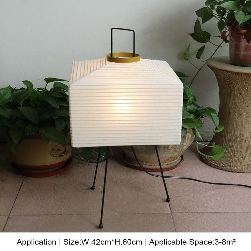 Unique Asian Style Tripod Floor Lamp