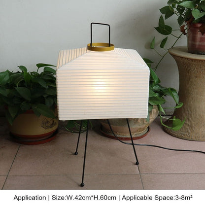 Unique Asian Style Tripod Floor Lamp