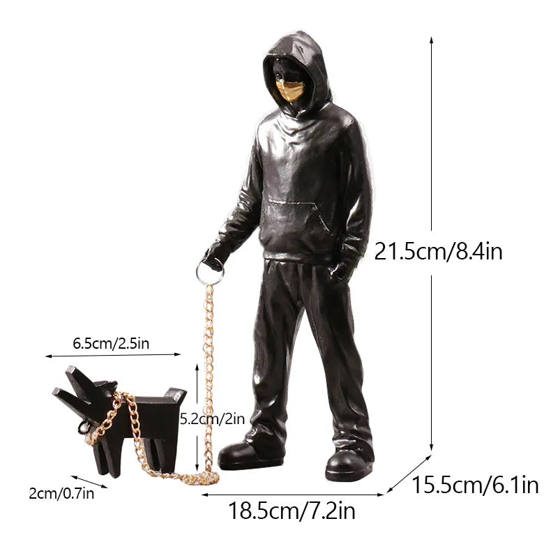 Befez | Banksy Figurine Set | Iconic Pop Art Decor