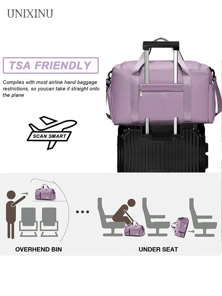 Waterproof Ladies Weekend Duffel Bag 35L
