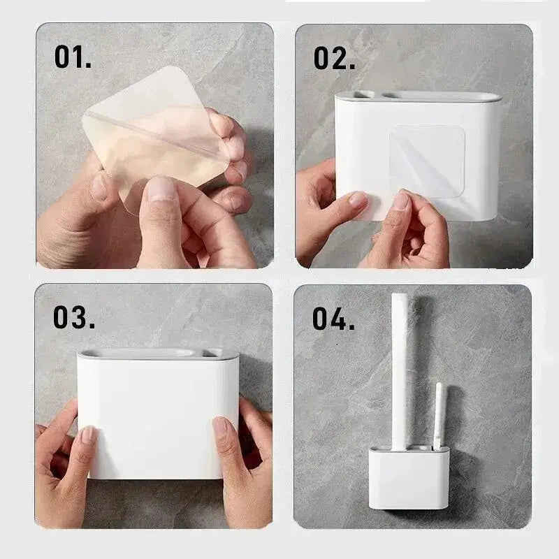 Bathroom Toilet Brush Set with Holder