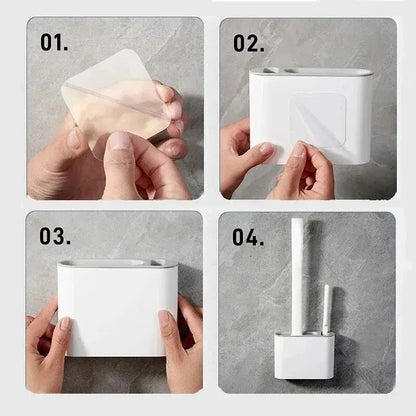 Bathroom Toilet Brush Set with Holder