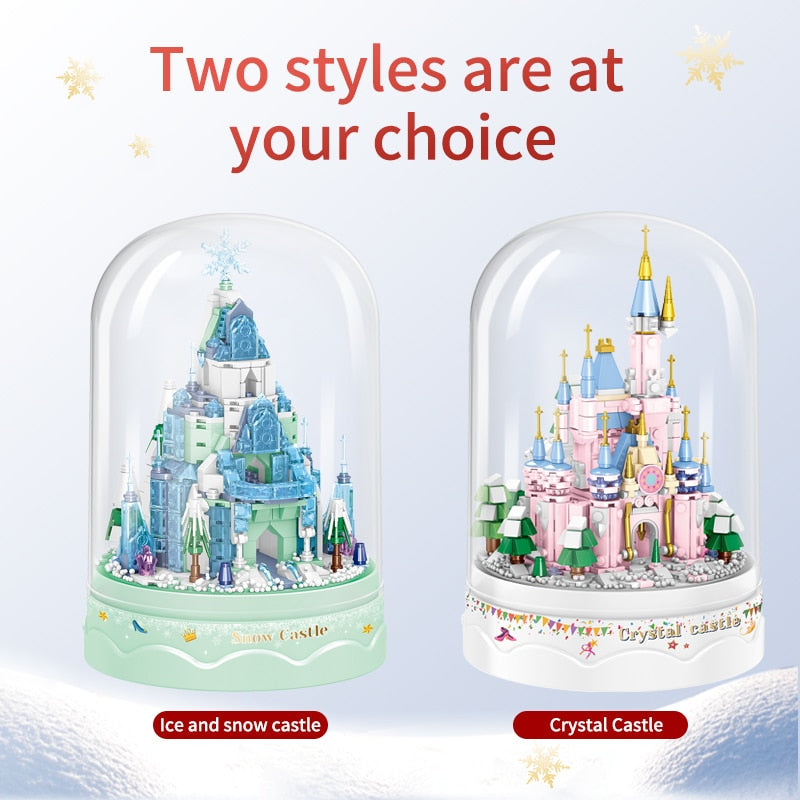 Colorful Castle Musical Jewelry Box