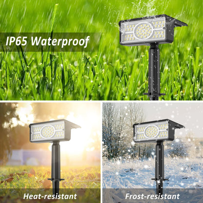 Bright Solar Powered LED Outdoor Spotlight