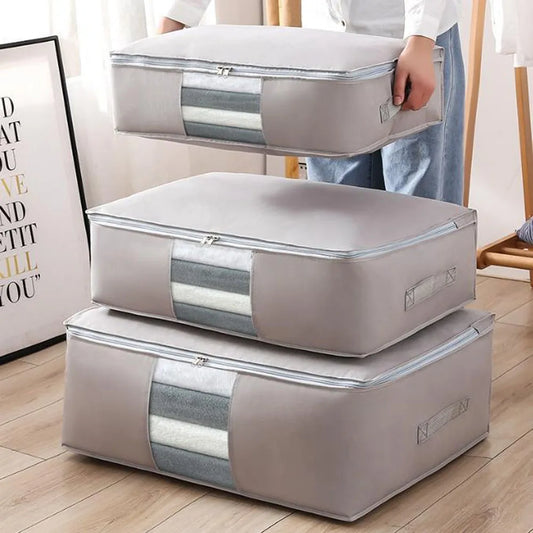Collapsible Closet Storage Bag for Clothing and Linens - Befez