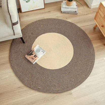 Natural Fiber Jute Area Rug for Home Decor