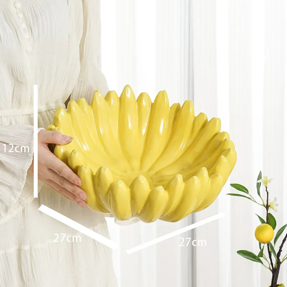 Yellow Fruit Kitchen Storage Dish