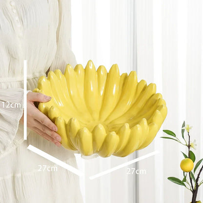 Yellow Fruit Kitchen Storage Dish