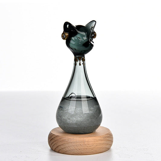 Whimsical Kitty Weather Station Bottle - Befez