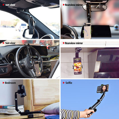 Universal Car Phone Mount Adjustable Visor Clip