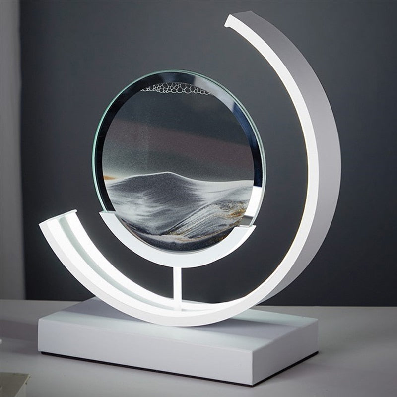 Soothing Desert Sand Table Lamp for Calm Ambiance