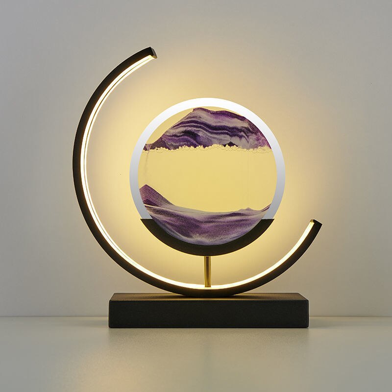 Soothing Desert Sand Table Lamp for Calm Ambiance