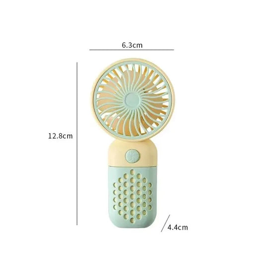 Compact Rechargeable Mini Hand Fan with Scented Mode - Befez
