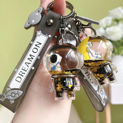 Sparkling Space Astronaut Keychain