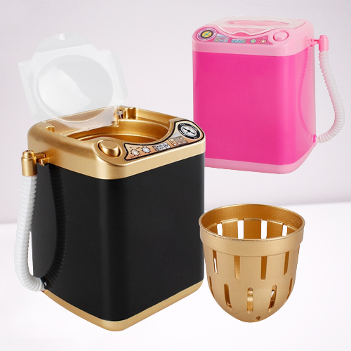 Portable Compact Makeup Brush Cleaner Tool