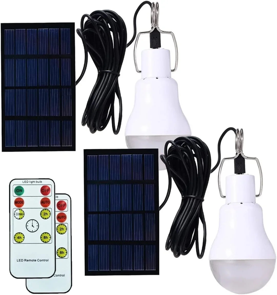 Compact Solar Powered LED Camping Lamp