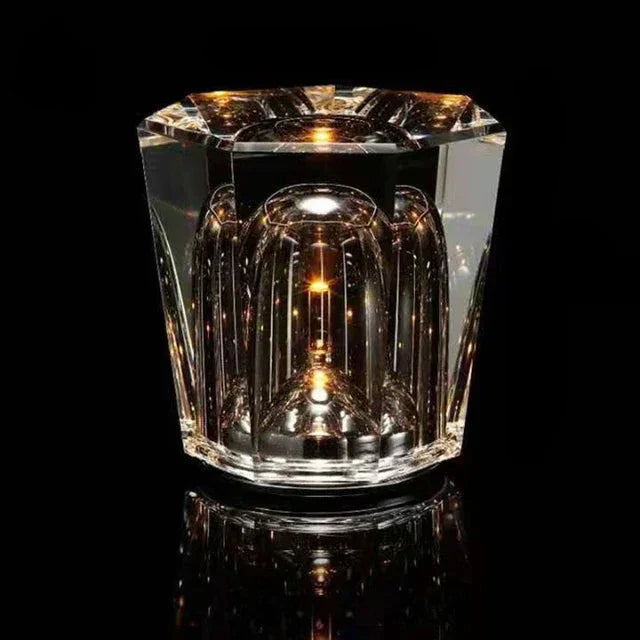 Elegant Glass Table Lamp for Ambient Rooms - Befez