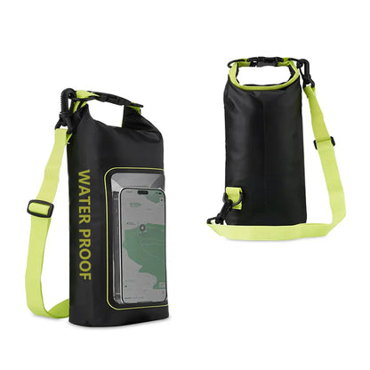 Waterproof Dry Sack 2L with Phone Window for Water Sports