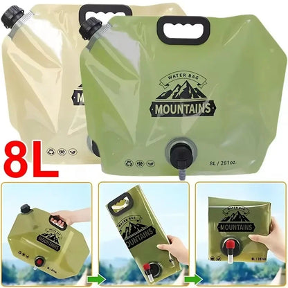 Portable Collapsible Water Bottle Bag 8L
