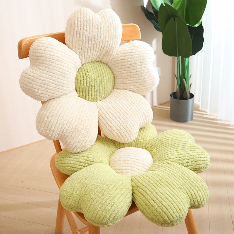 Soft Floral Pattern Pillow