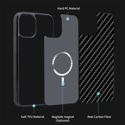 Durable Magsafe Carbon Phone Case for iPhone