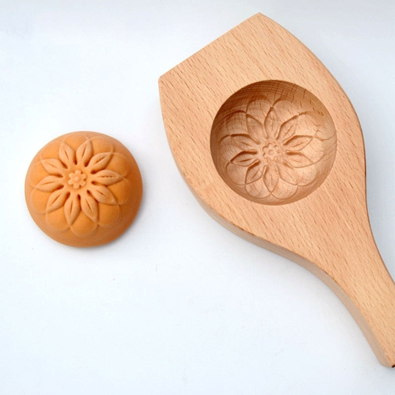 Natural Wooden Dumpling Maker Tool