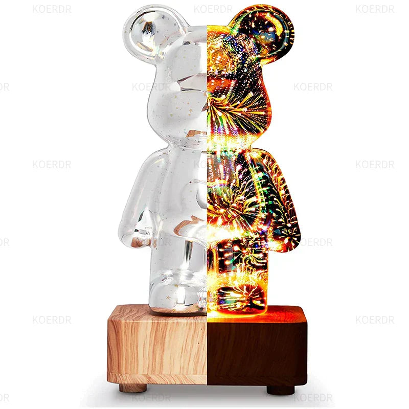 Colorful 3D Fireworks LED Mood Lamp