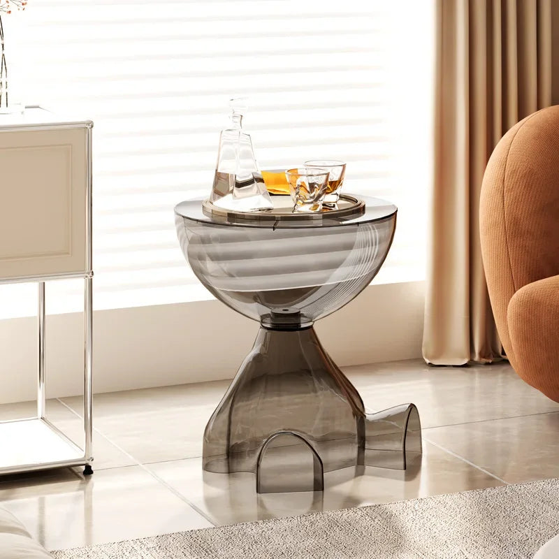 Compact Folding End Table