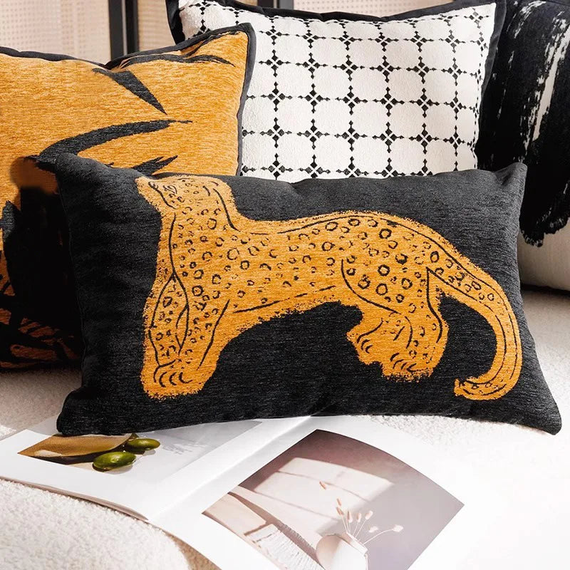 Stylish Horse Pattern Throw Pillow for Home Decor - Befez