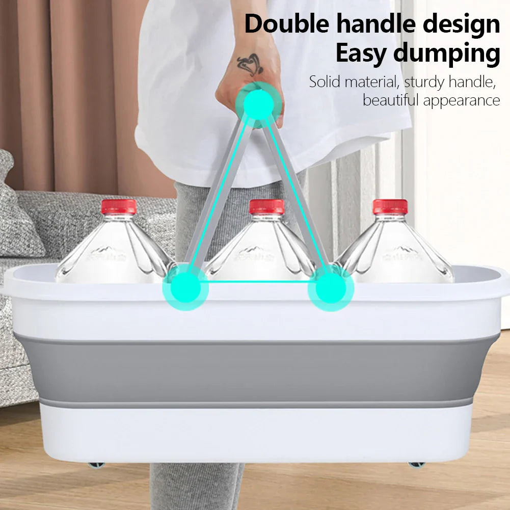 Collapsible Space Saving Wash Basin Bucket